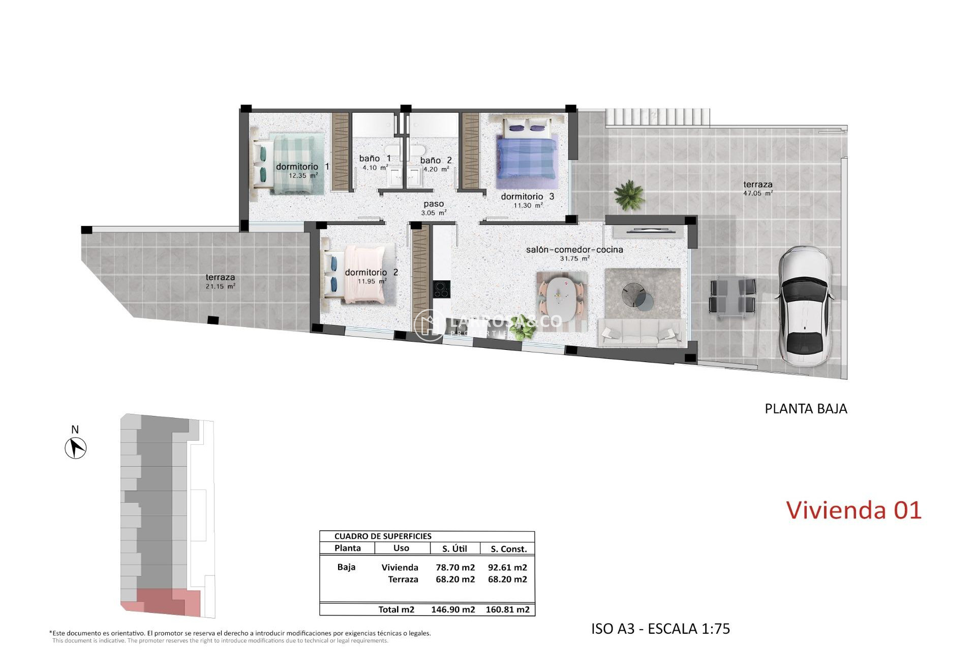 Nieuwbouw Woningen - Bungalow - Pilar de la Horadada - Polígono Industrial Zona Raimundo Bened