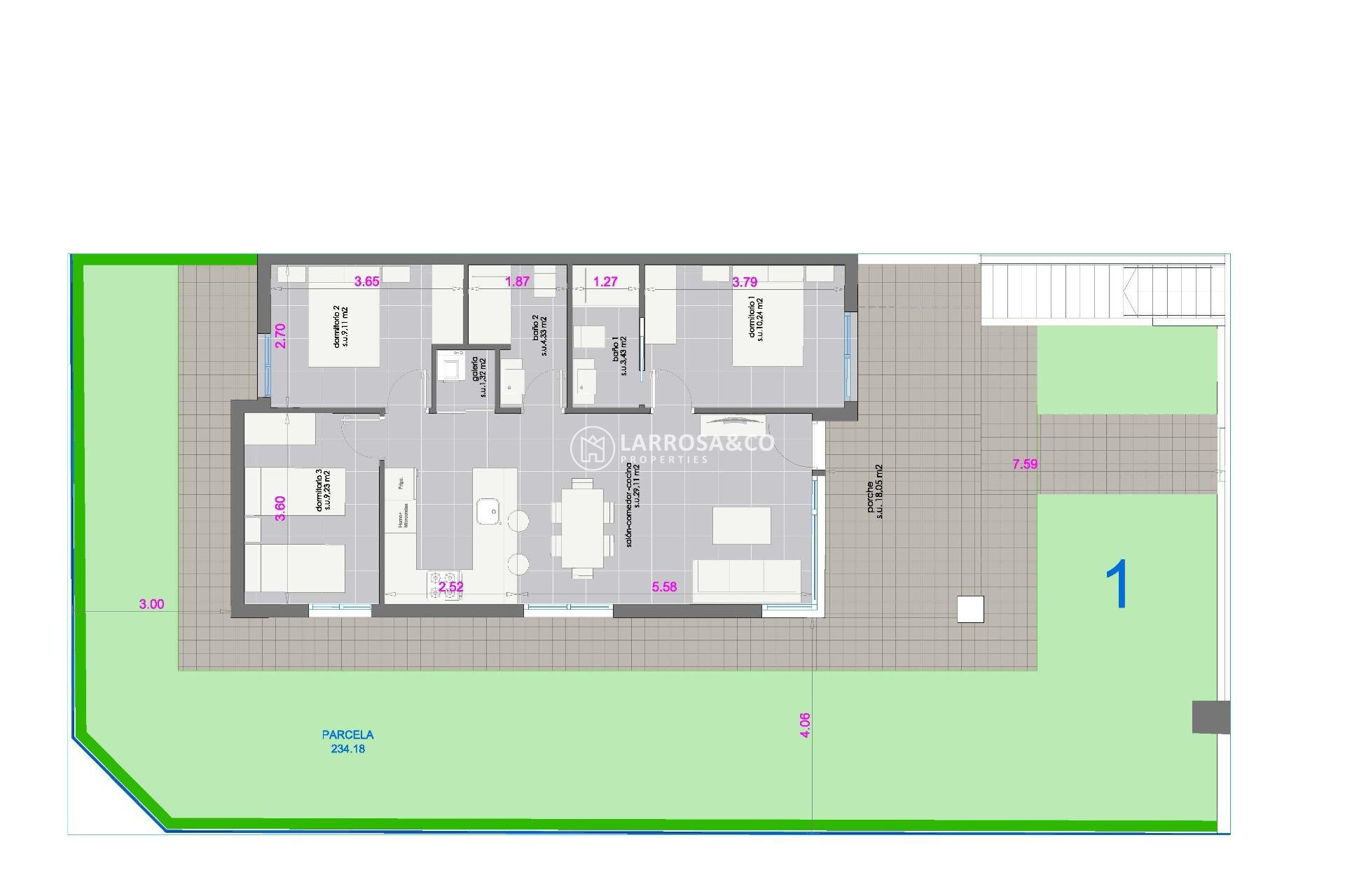 Nieuwbouw Woningen - Bungalow - Pilar de la Horadada - pueblo