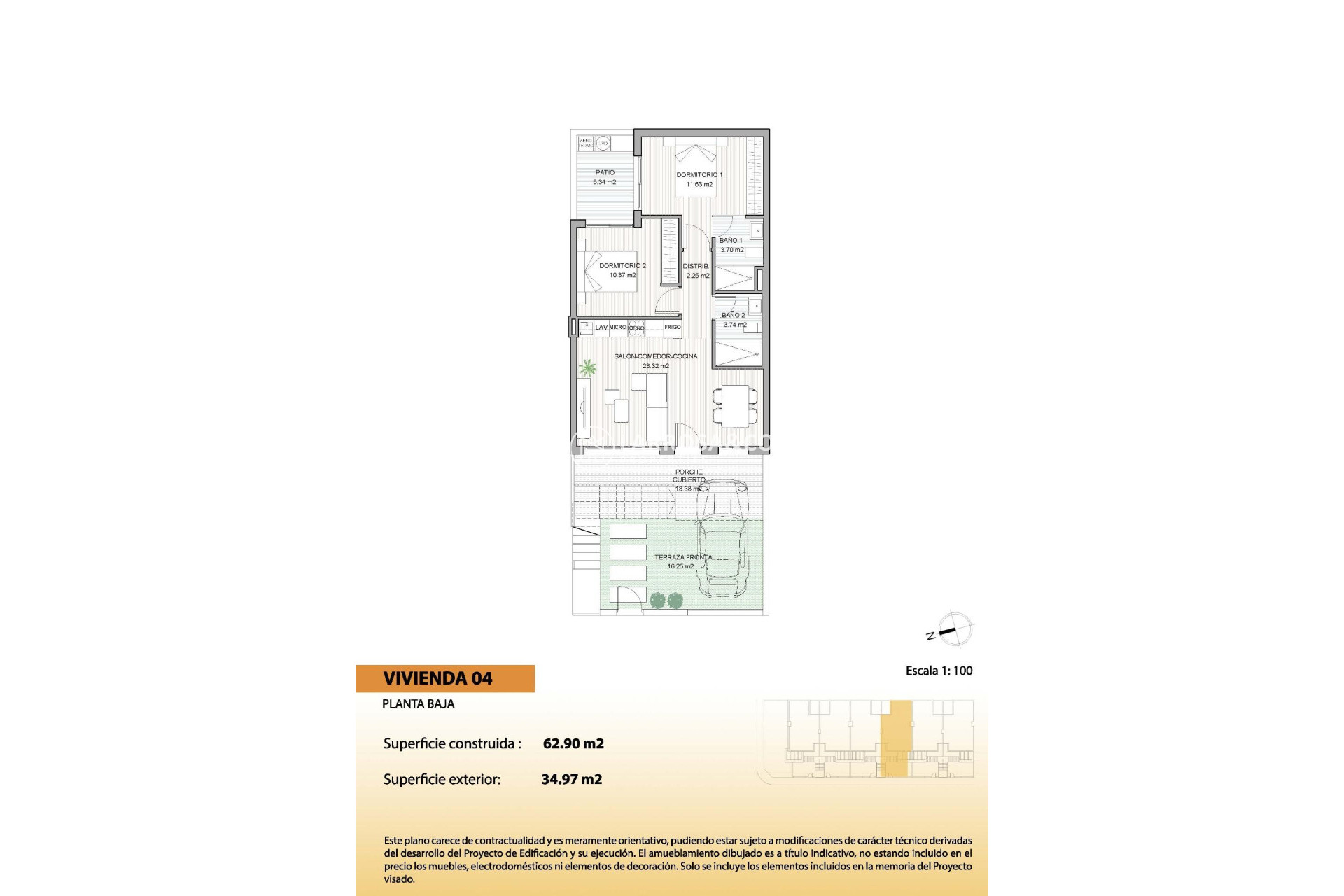 Nieuwbouw Woningen - Bungalow - San Pedro del Pinatar - El salero