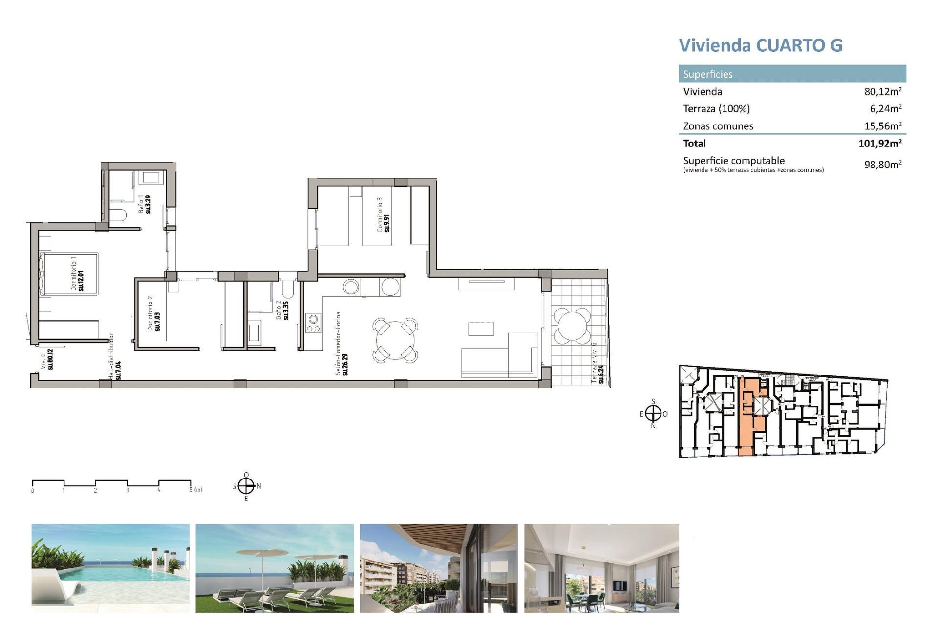 Nieuwbouw Woningen - Penthouse  - Guardamar del Segura - Pueblo