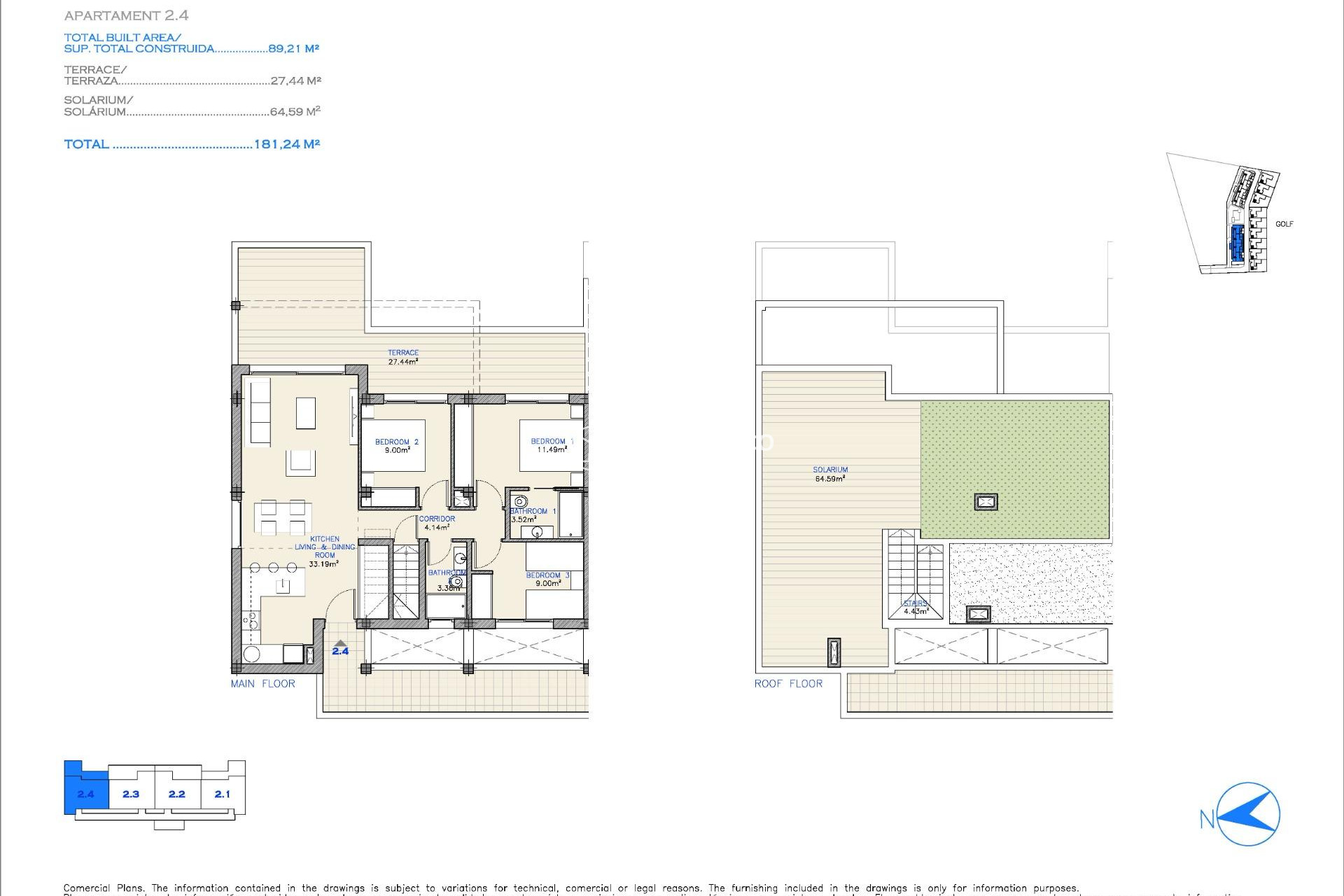 Nieuwbouw Woningen - Penthouse  - Los Alcázares - Serena Golf