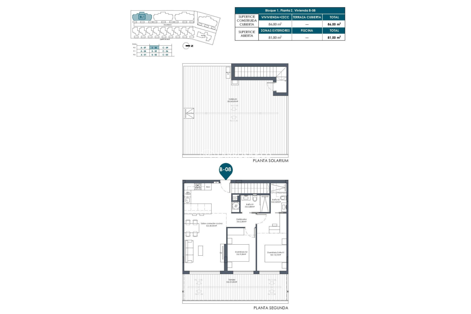 Nieuwbouw Woningen - Penthouse  - Los Alcázares - Serena Golf