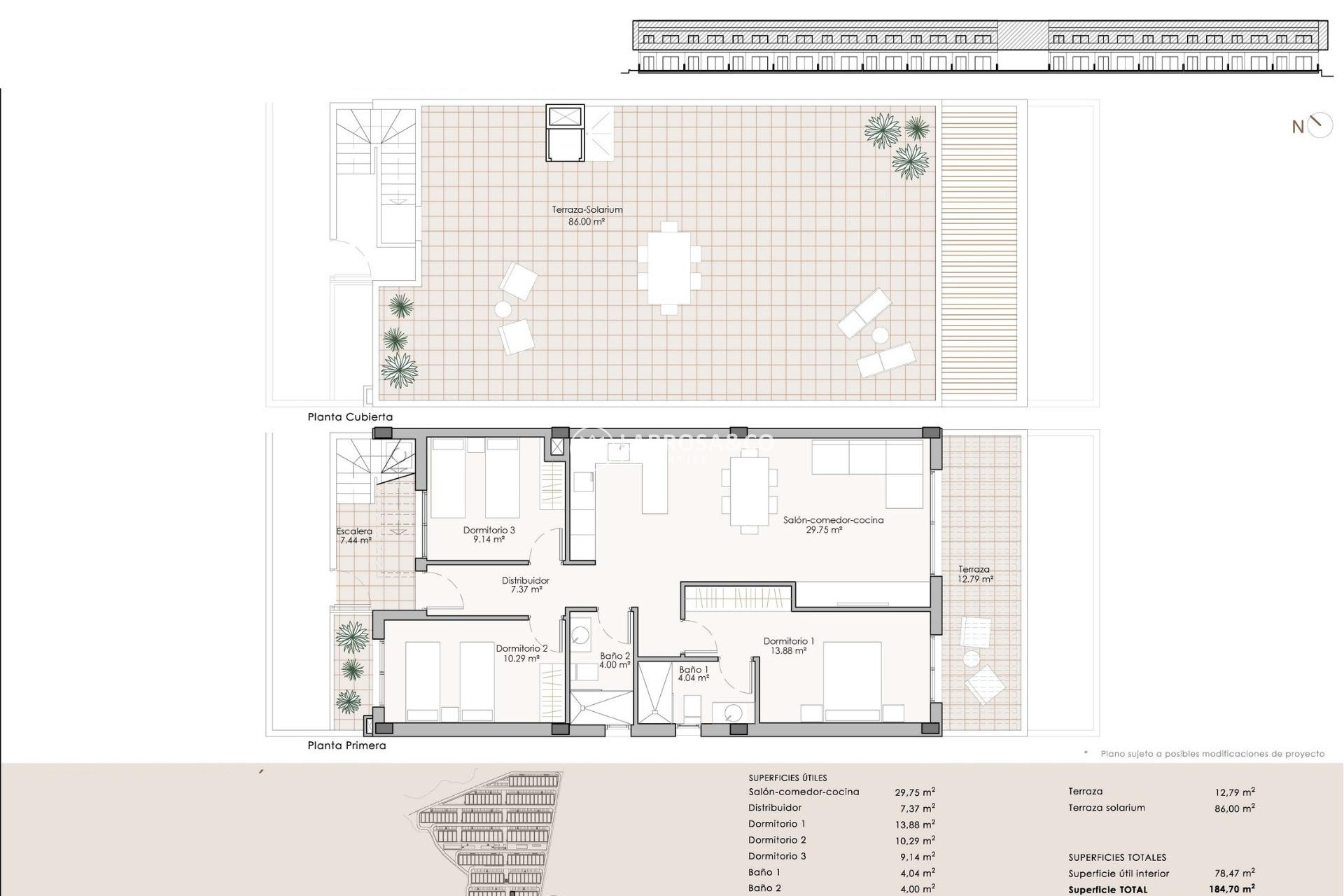 Nieuwbouw Woningen - Penthouse  - Pulpi - Aguilón Golf