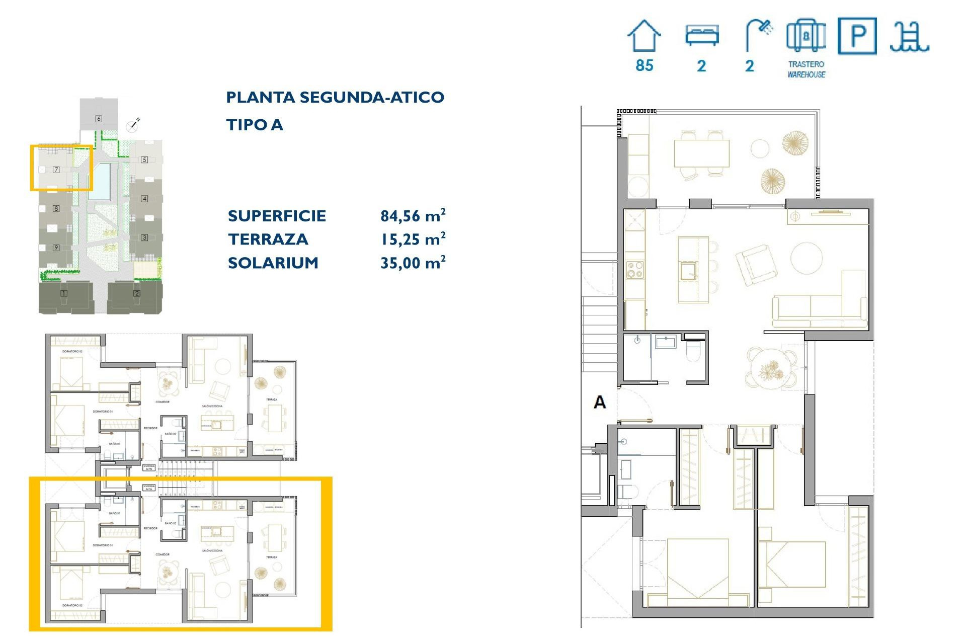 Nieuwbouw Woningen - Penthouse  - San Pedro del Pinatar - Pueblo