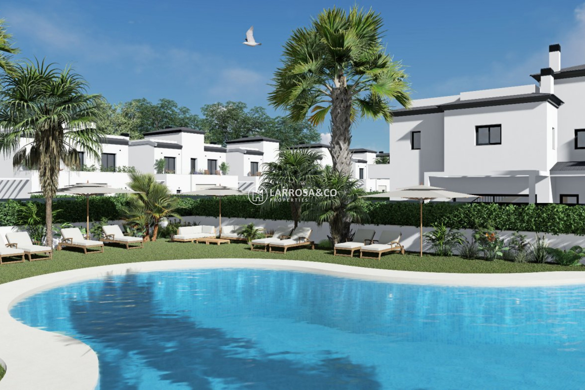 Nieuwbouw Woningen - Semi-detached house - Gran Alacant - Centro comercial ga