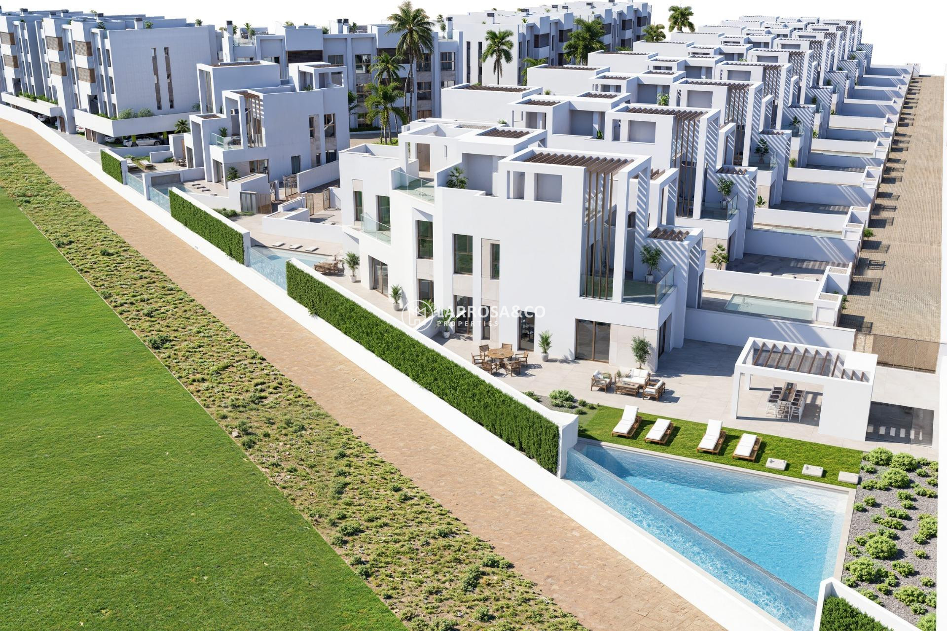 Nieuwbouw Woningen - Semi-detached house - Los Alcázares - Serena Golf