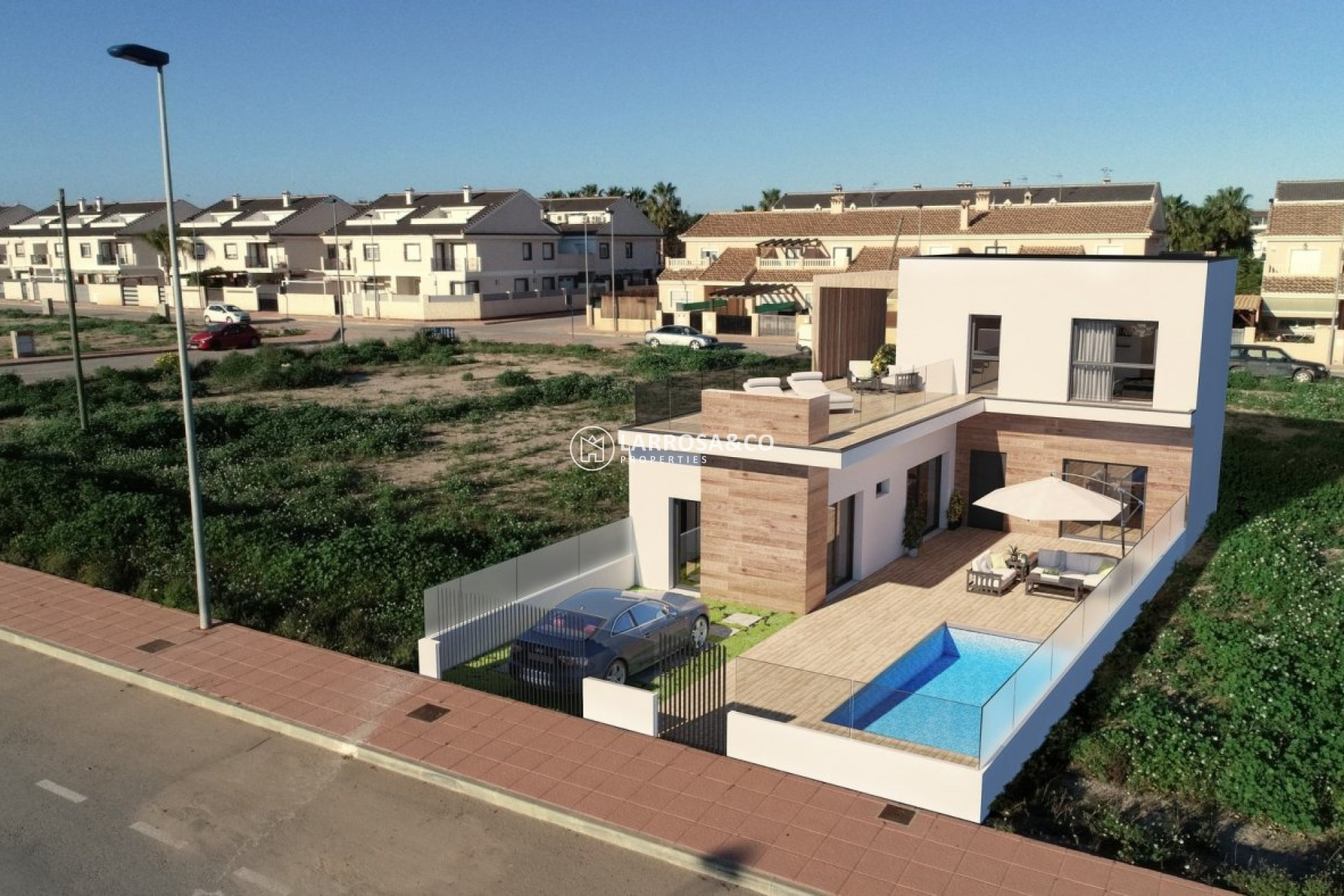 Nieuwbouw Woningen - Semi-detached house - San Javier - Parque del doce