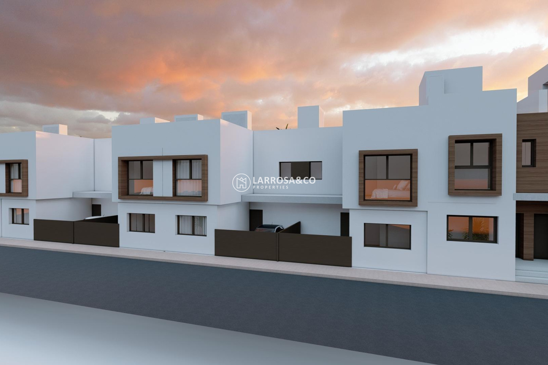 Nieuwbouw Woningen - Semi-detached house - San Javier - pueblo
