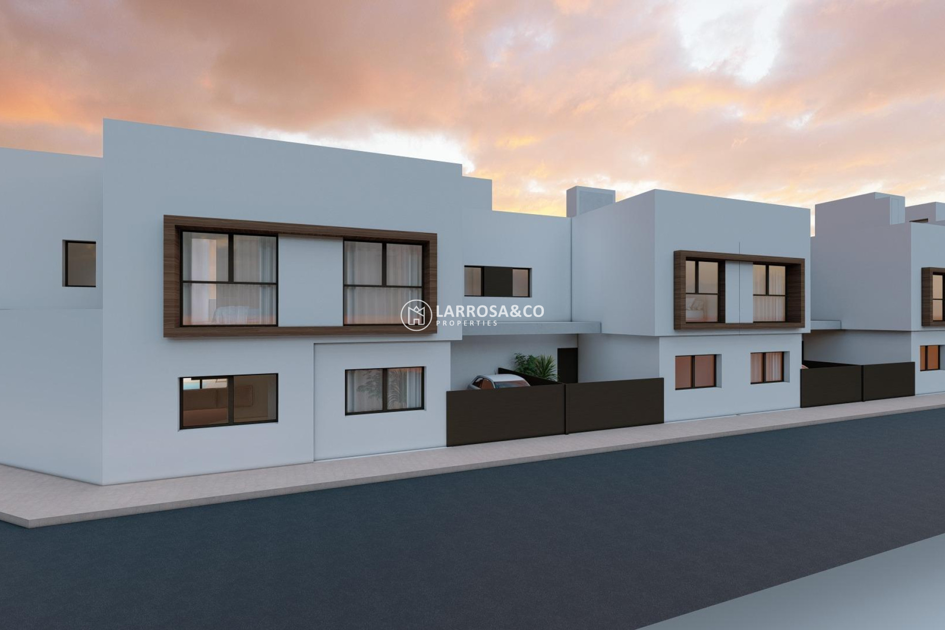 Nieuwbouw Woningen - Semi-detached house - San Javier - pueblo