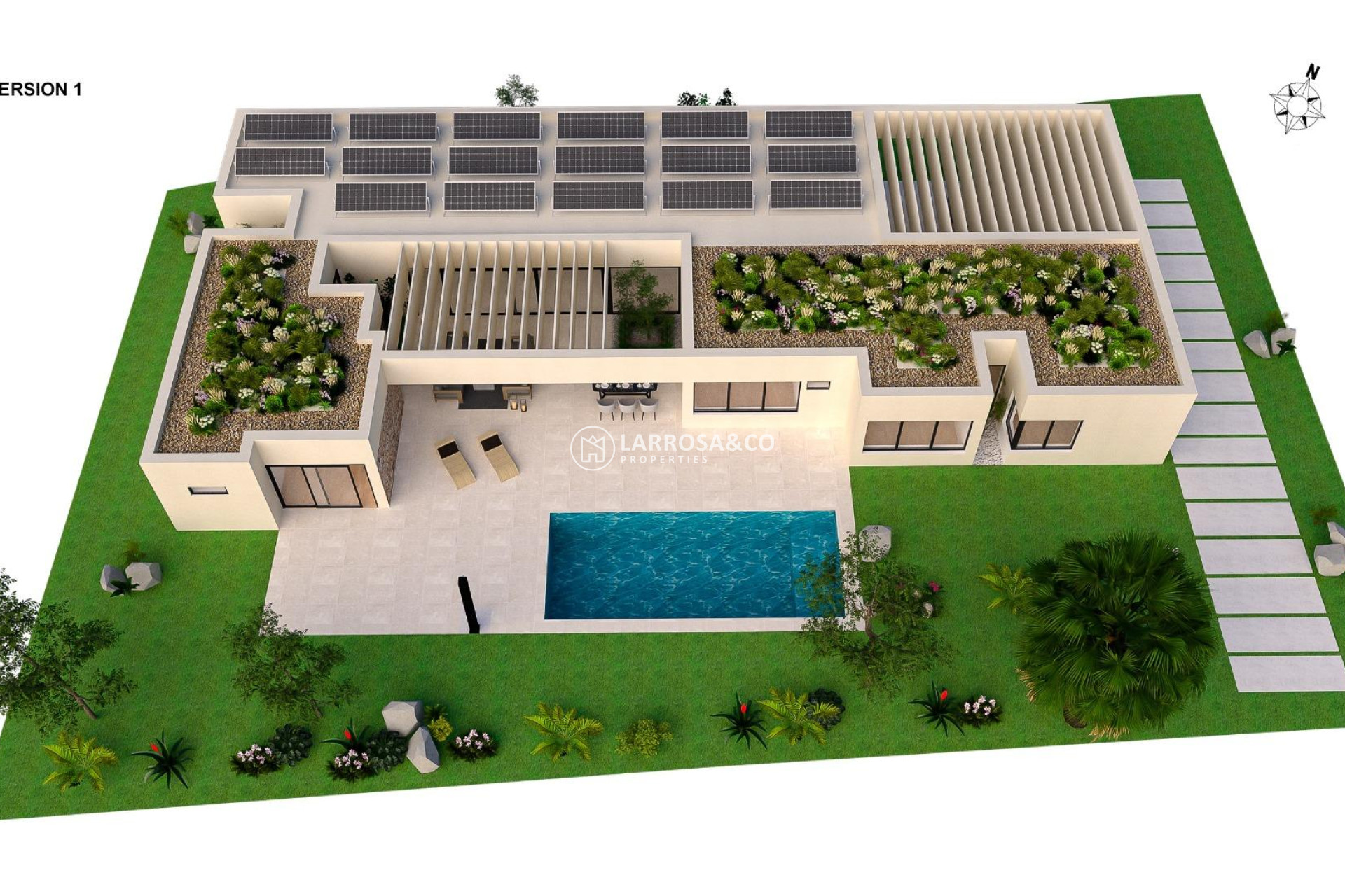 Nieuwbouw Woningen - Villa - BAÑOS Y MENDIGO - Altaona Golf