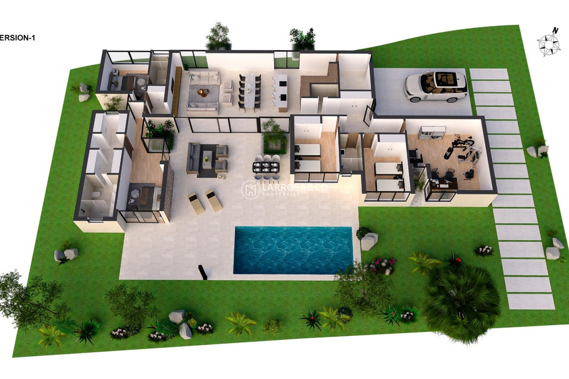 Nieuwbouw Woningen - Villa - BAÑOS Y MENDIGO - Altaona Golf