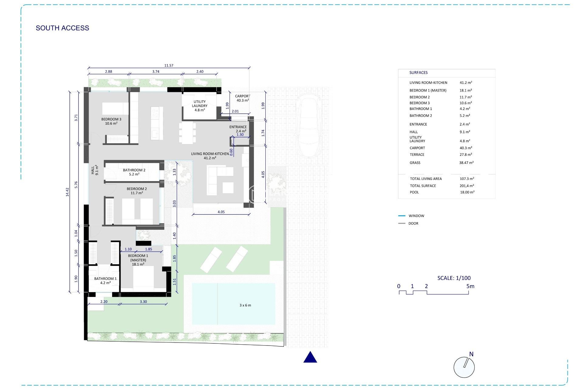 Nieuwbouw Woningen - Villa - BAÑOS Y MENDIGO - Altaona Golf