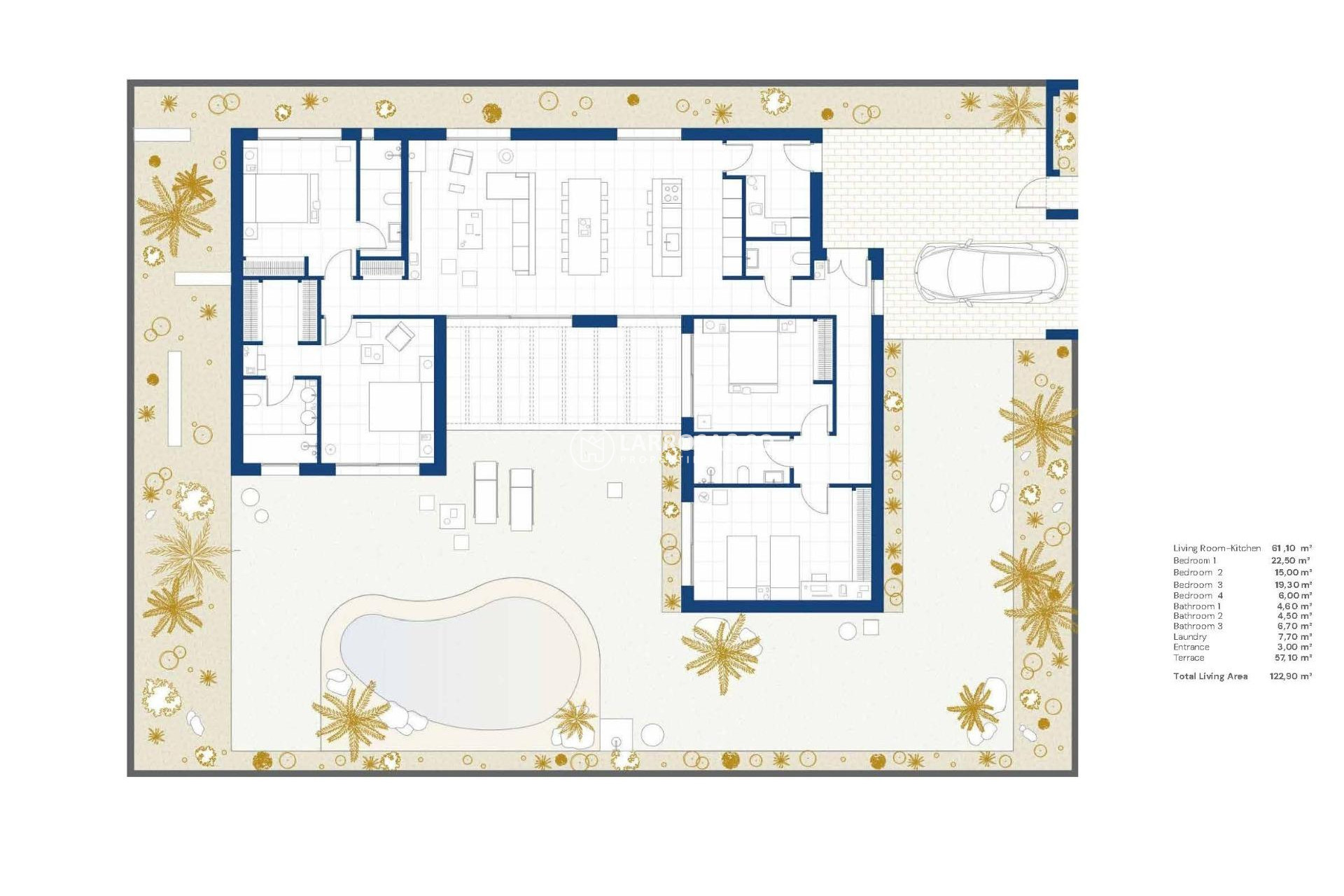 Nieuwbouw Woningen - Villa - BAÑOS Y MENDIGO - Altaona Golf