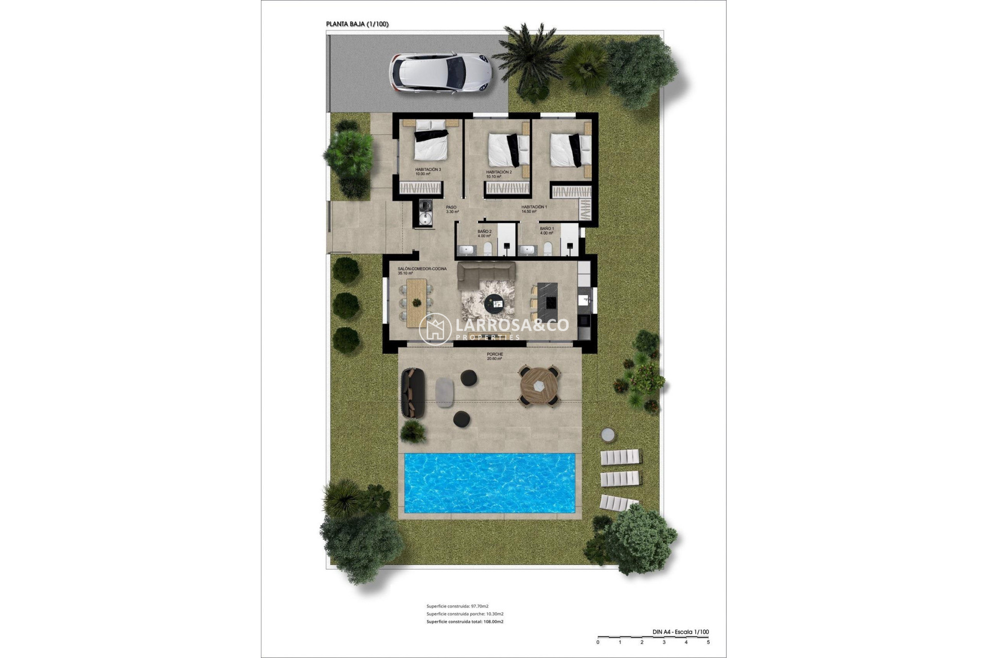 Nieuwbouw Woningen - Villa - Hondon de las Nieves - La Solana