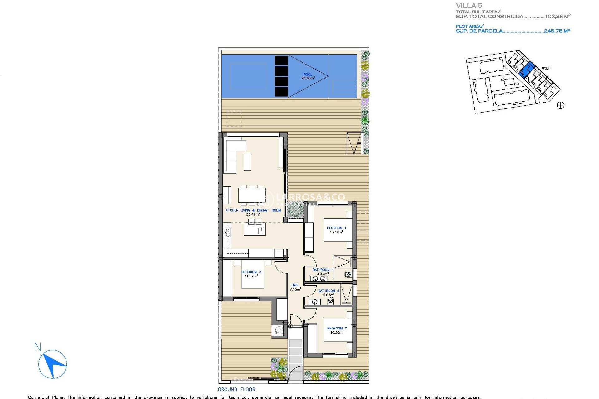 Nieuwbouw Woningen - Villa - Los Alcázares - Serena Golf