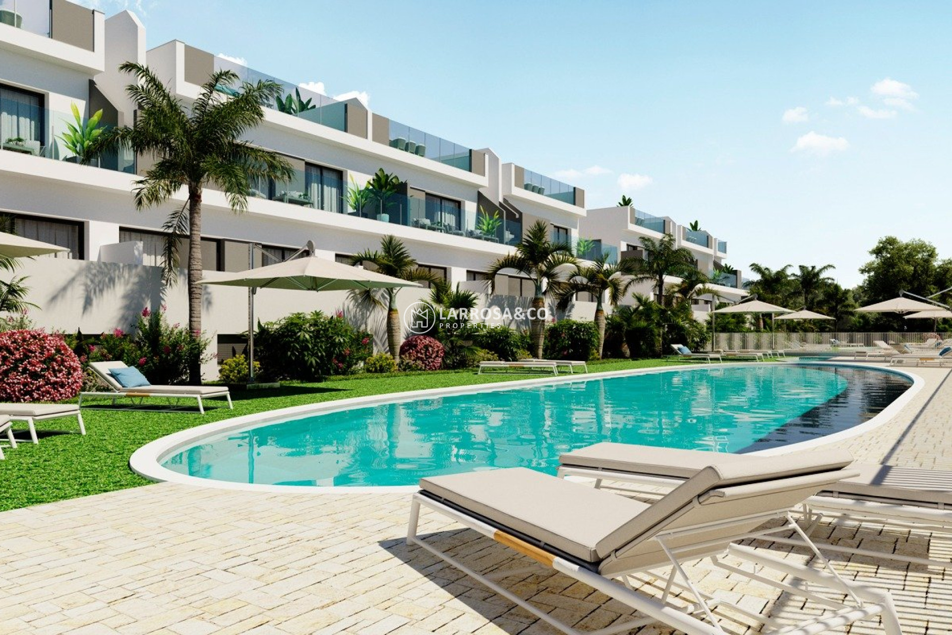 Nieuwbouw Woningen - Villa - Torrevieja - Lago jardin