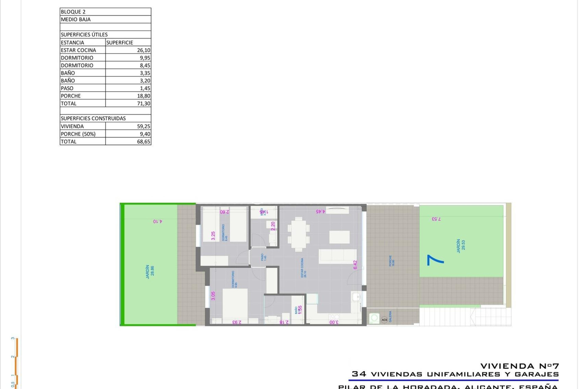 Nouvelle Construction - Bungalow - Pilar de la Horadada - pueblo