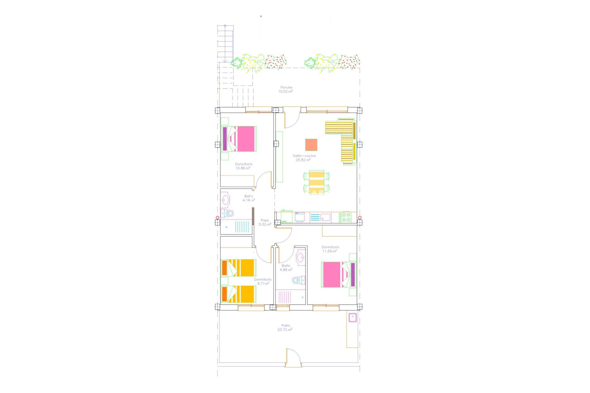 Nouvelle Construction - Bungalow - San Javier - pueblo