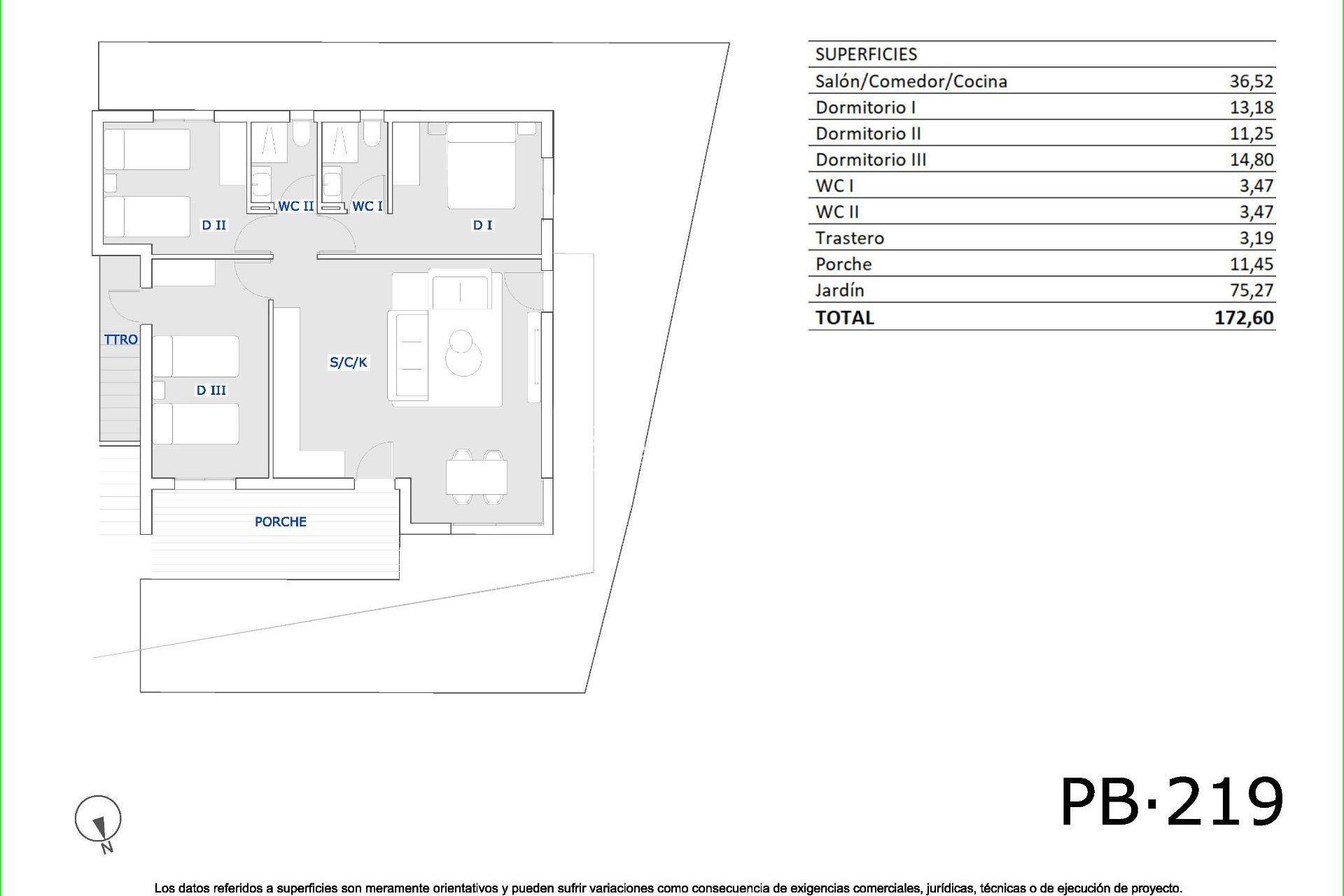 Nouvelle Construction - Bungalow - San Miguel de Salinas - Pueblo