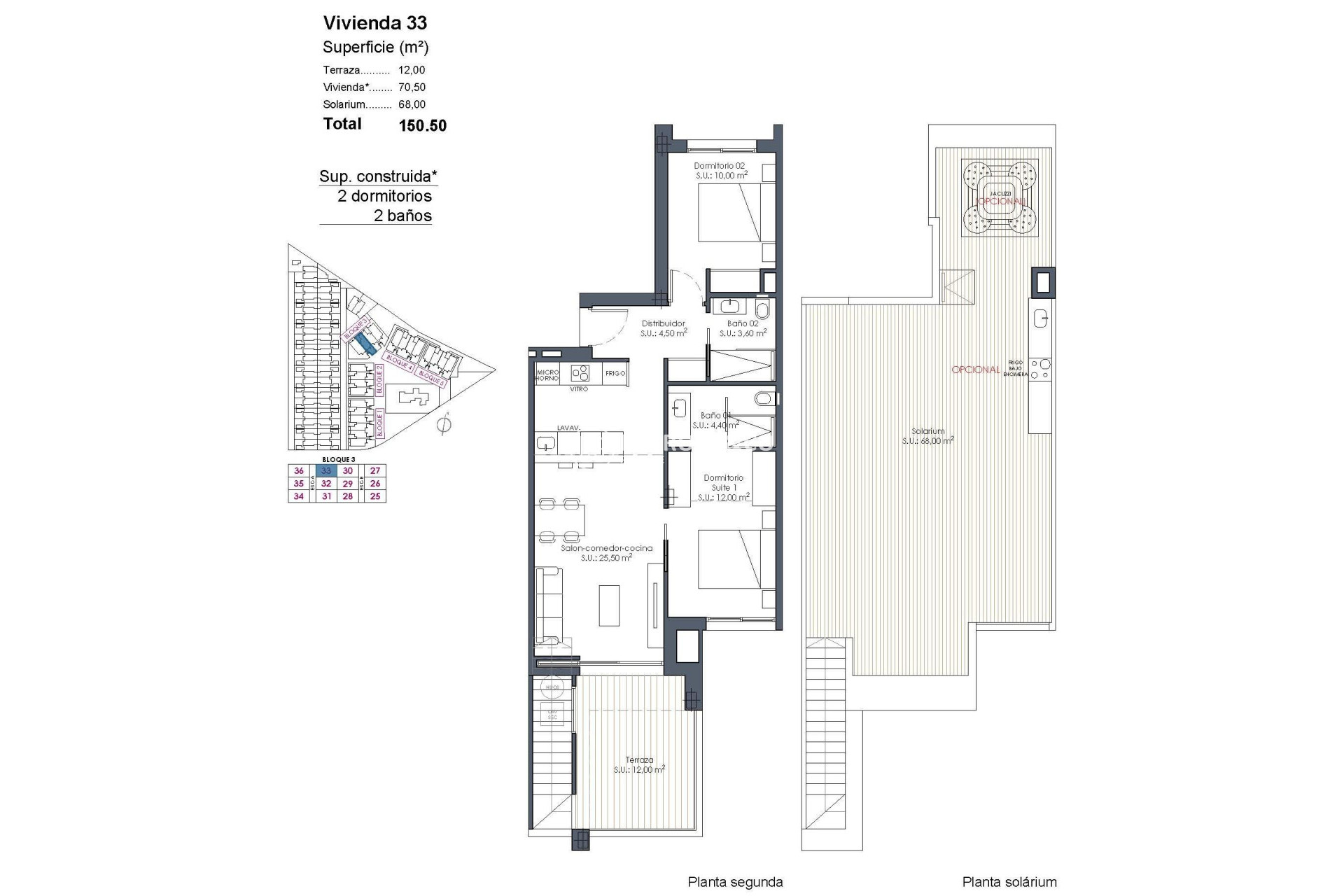 Nouvelle Construction - Penthouse  - Los Alcázares - Serena Golf