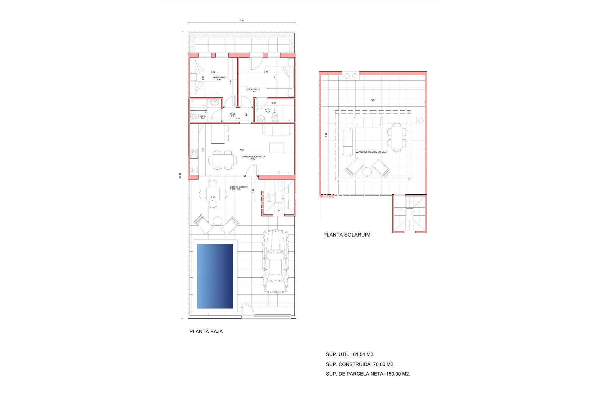 Nouvelle Construction - Semi-detached house - Fuente Álamo - La Pinilla