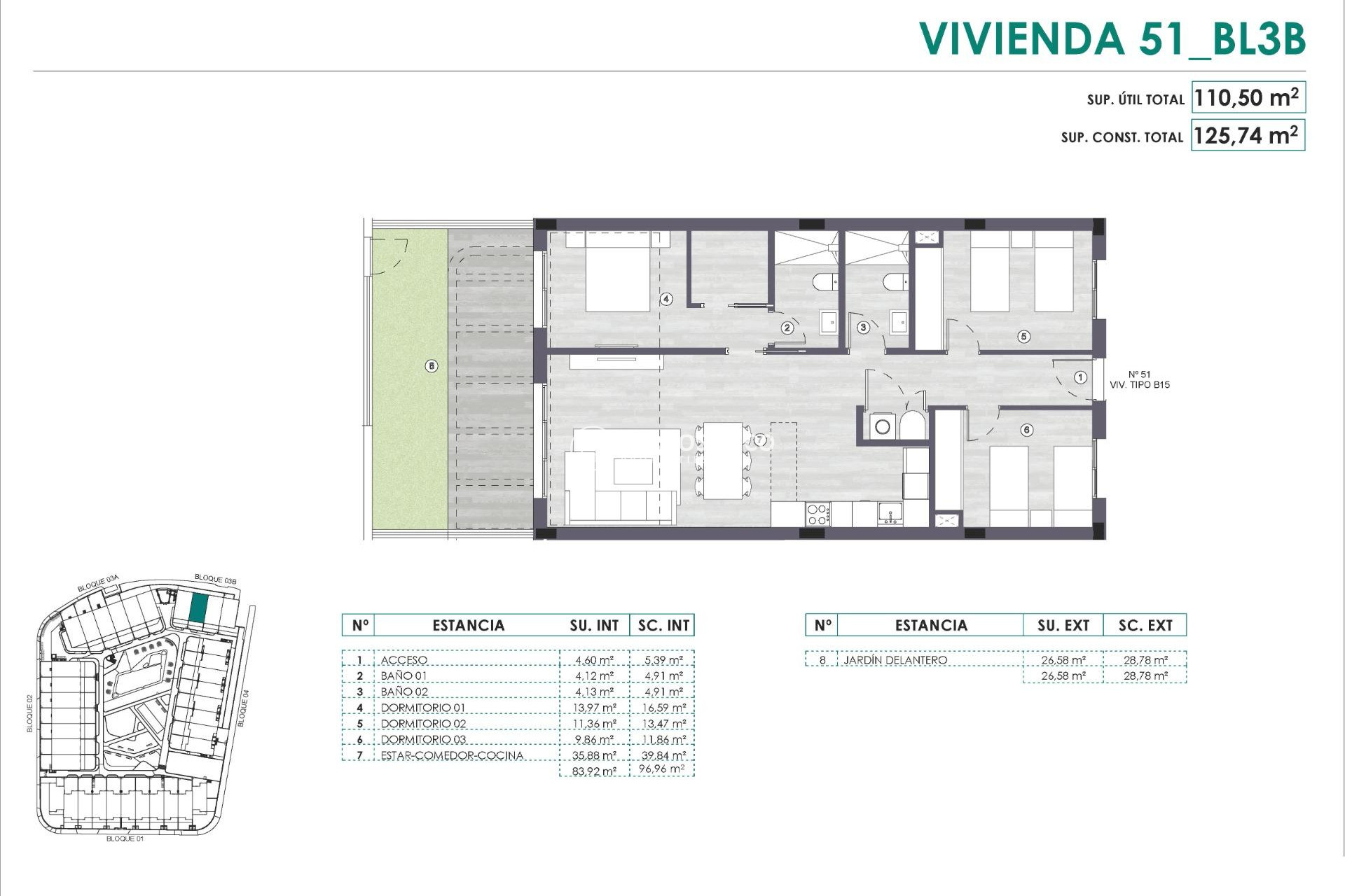 Новостройка - Квартира - Monforte del Cid - Alenda Golf