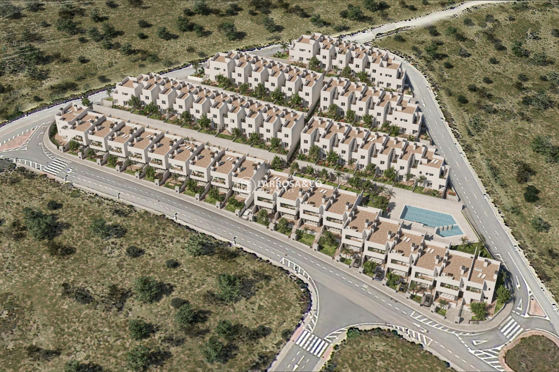 Новостройка - Таунхаус - Monforte del Cid - Alenda Golf