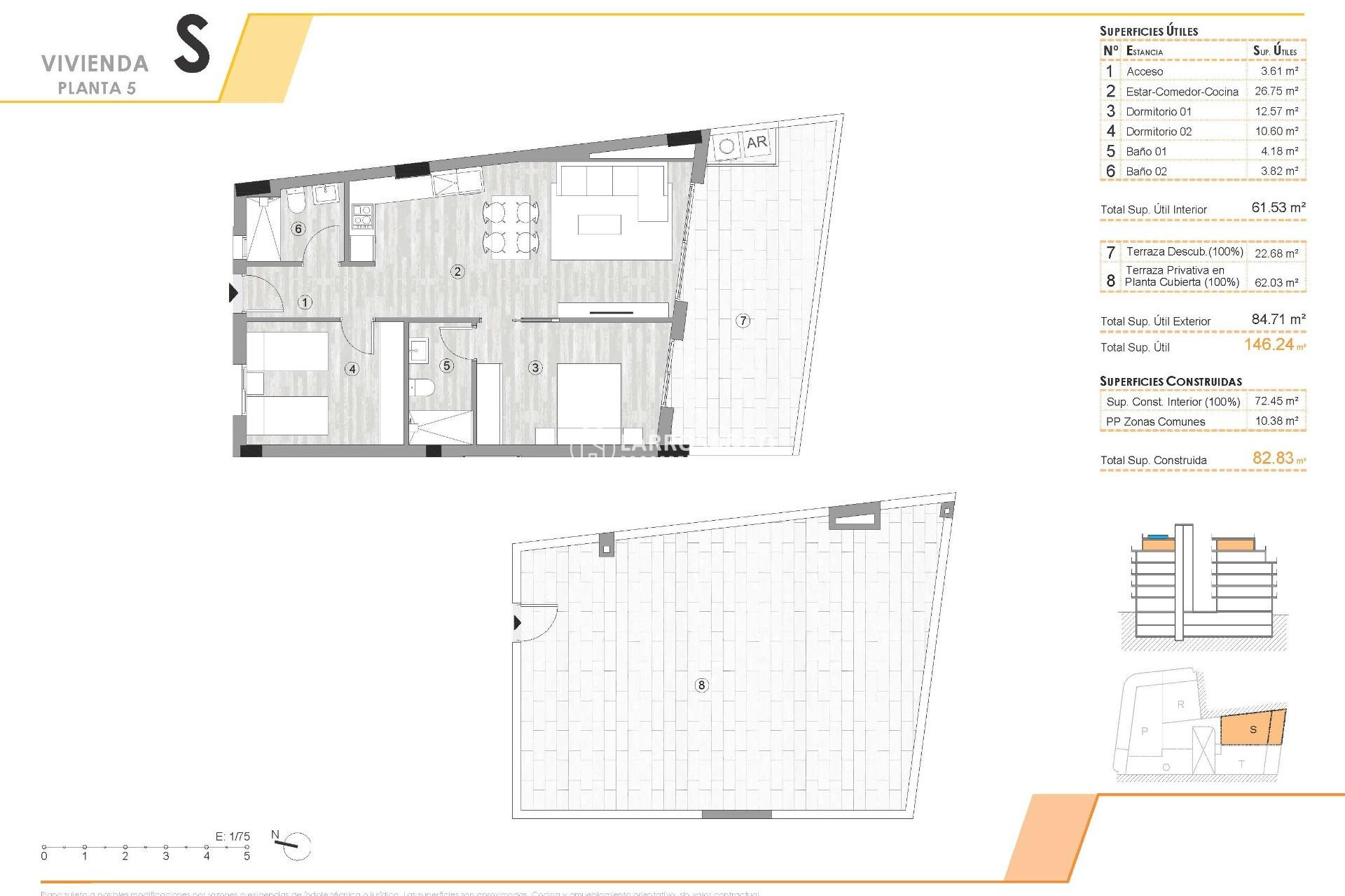 Obra Nueva - Atico - Torrevieja - Centro