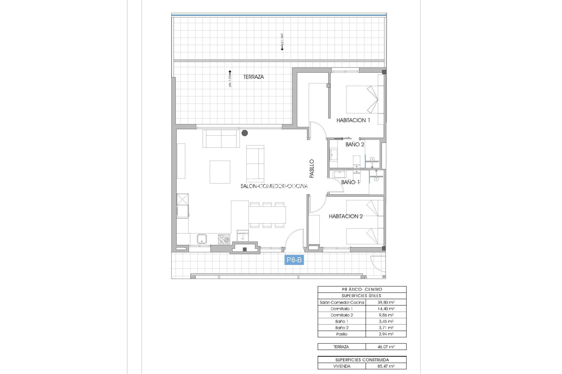 Obra Nueva - Atico - Villajoyosa - Cala de finestrat