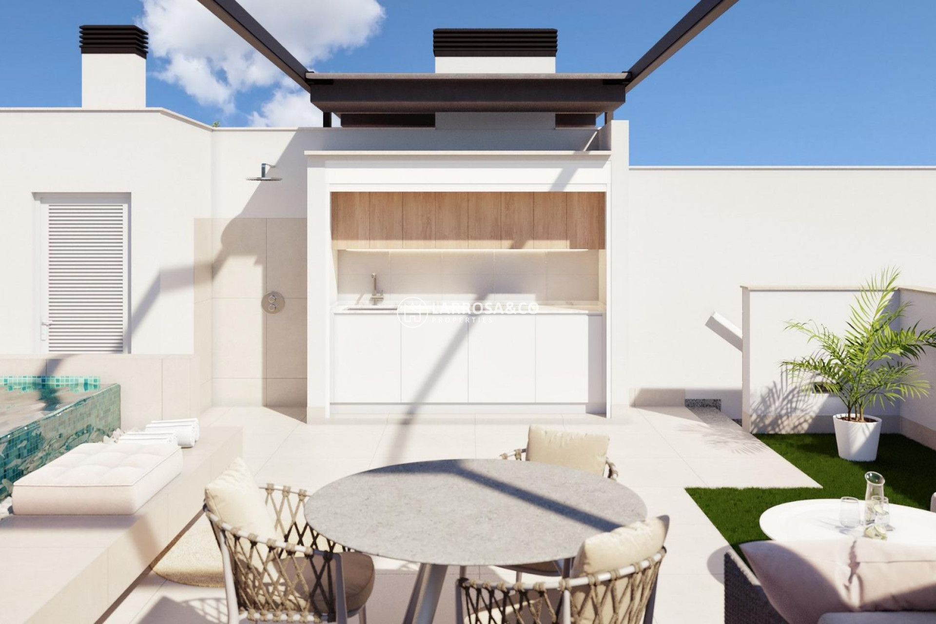 Obra Nueva - Bungalow - Pilar de la Horadada - parques de Andromeda