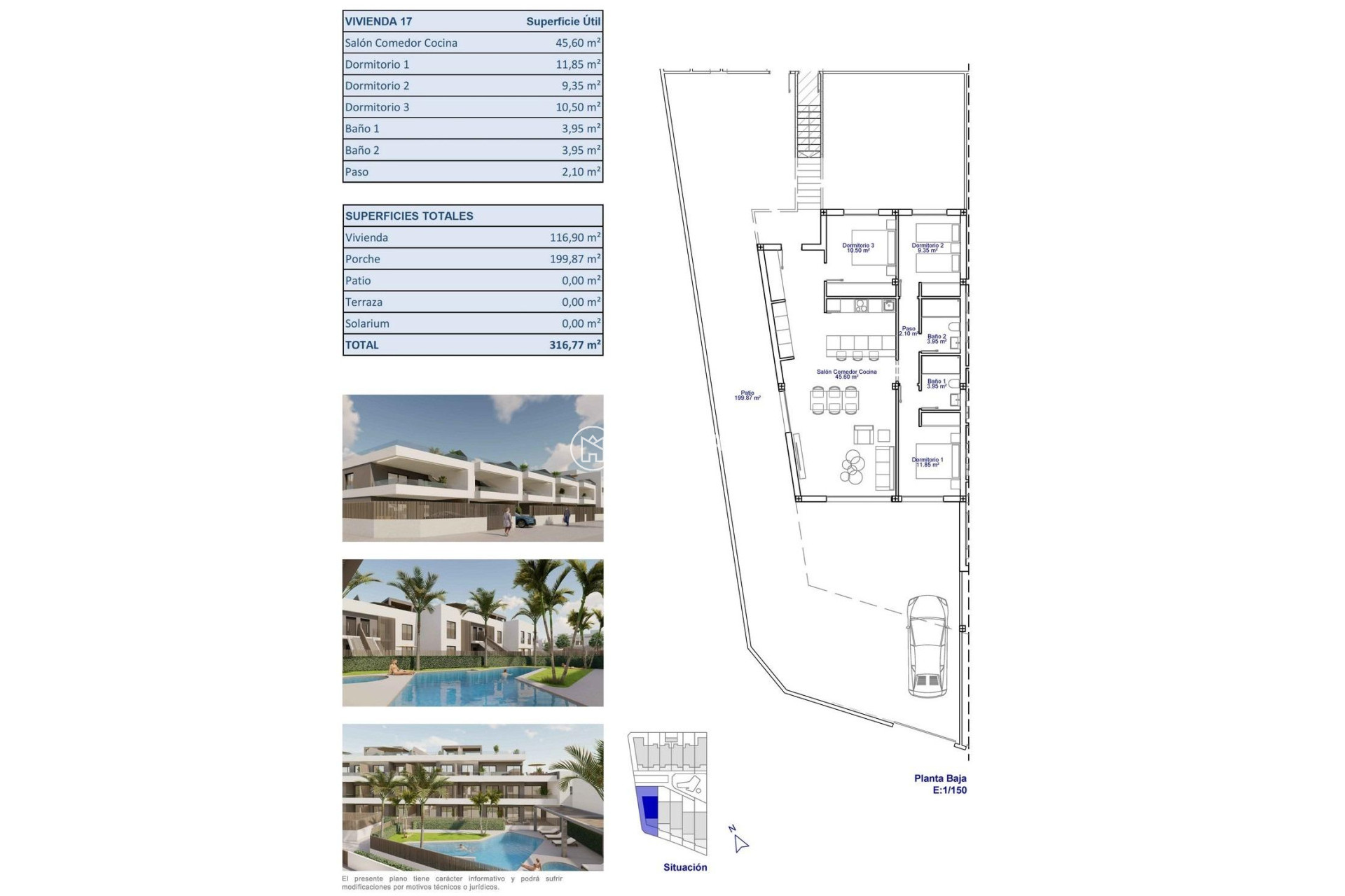 Obra Nueva - Bungalow - Pilar de la Horadada - pueblo