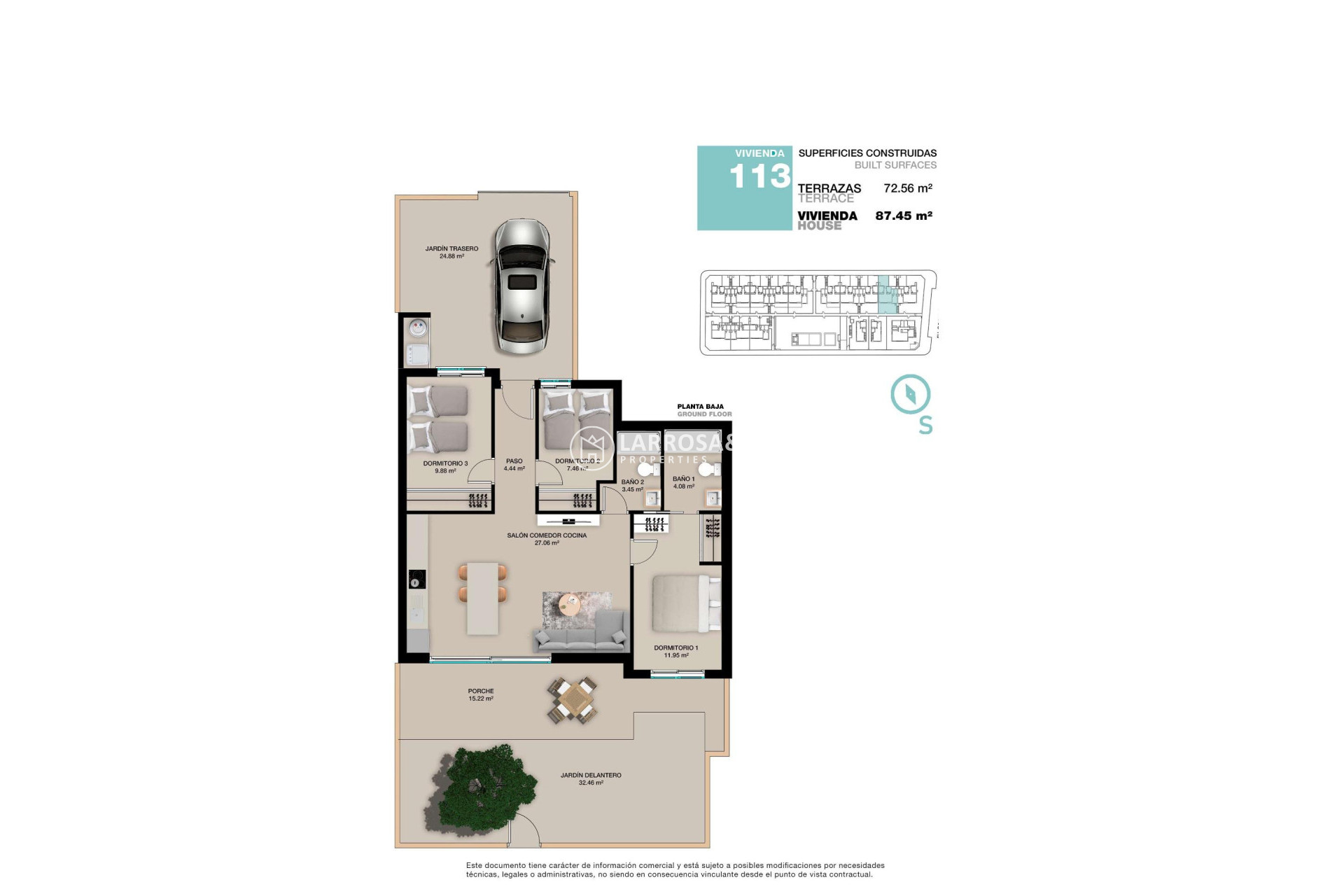 Obra Nueva - Bungalow - Pilar de la Horadada - Torre de la Horadada
