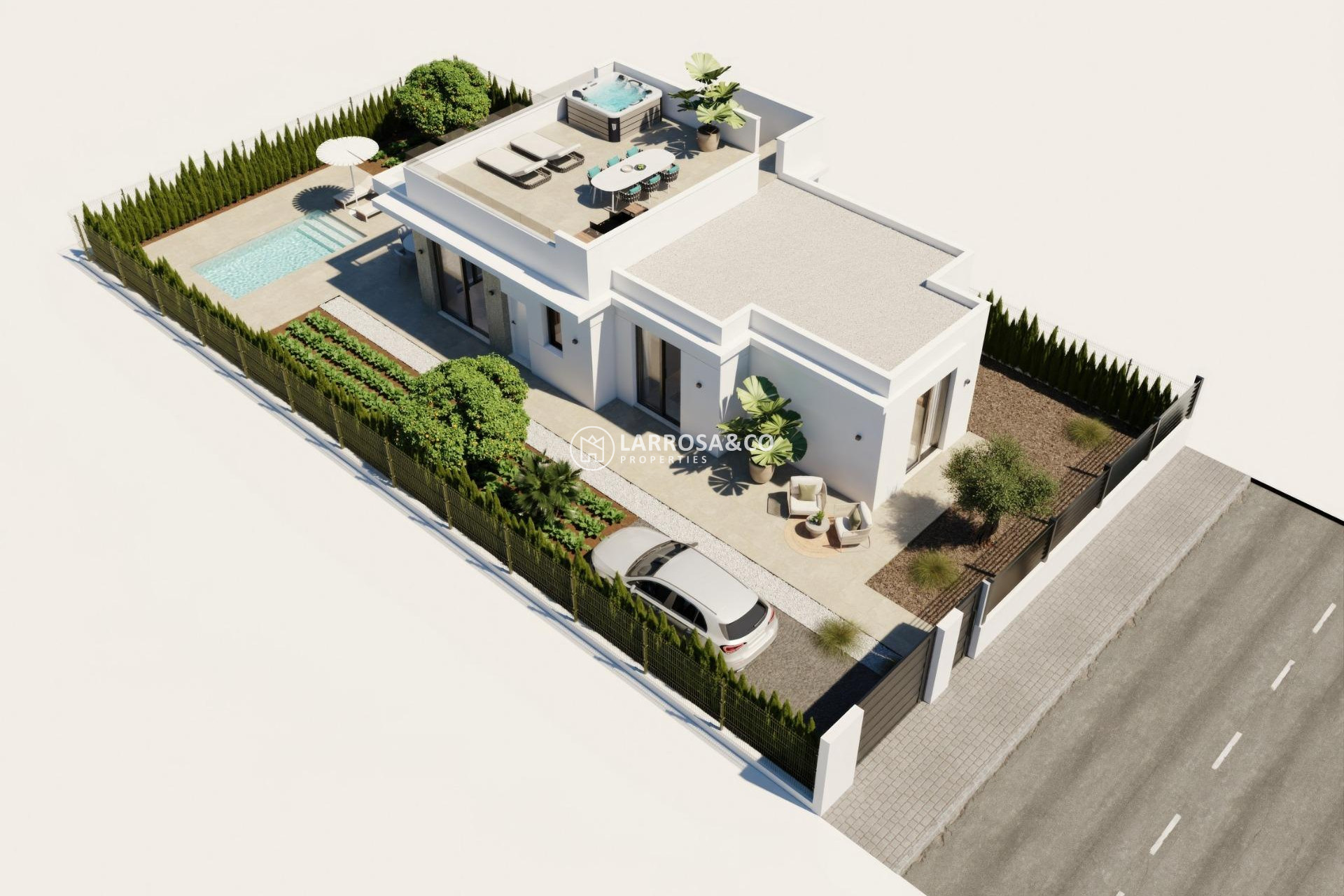 Obra Nueva - Chalet - Fuente Álamo - Hacienda Del Álamo Golf