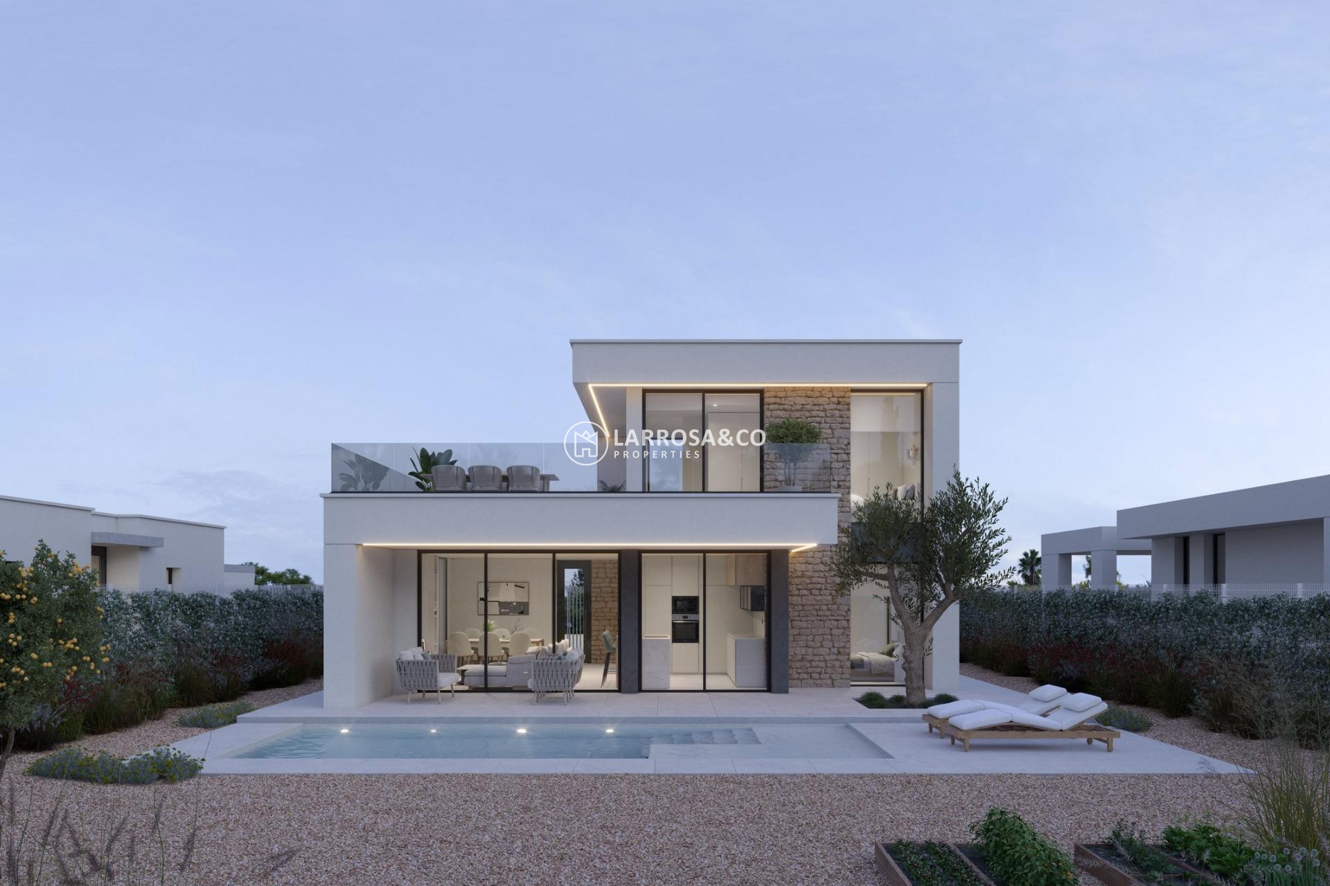 Obra Nueva - Chalet - Fuente Álamo - Hacienda del Alamo