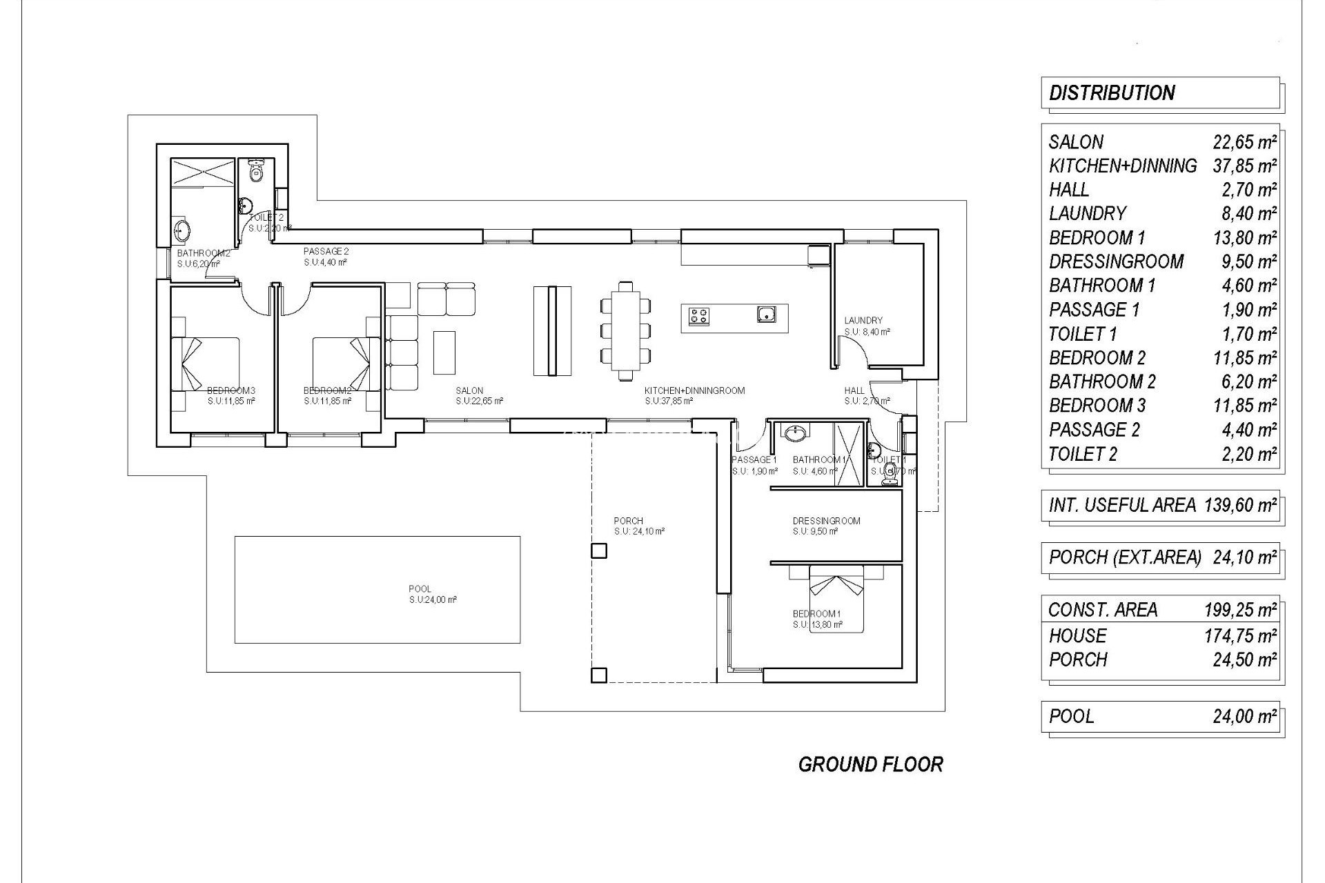 Obra Nueva - Chalet - Pinoso - Campo