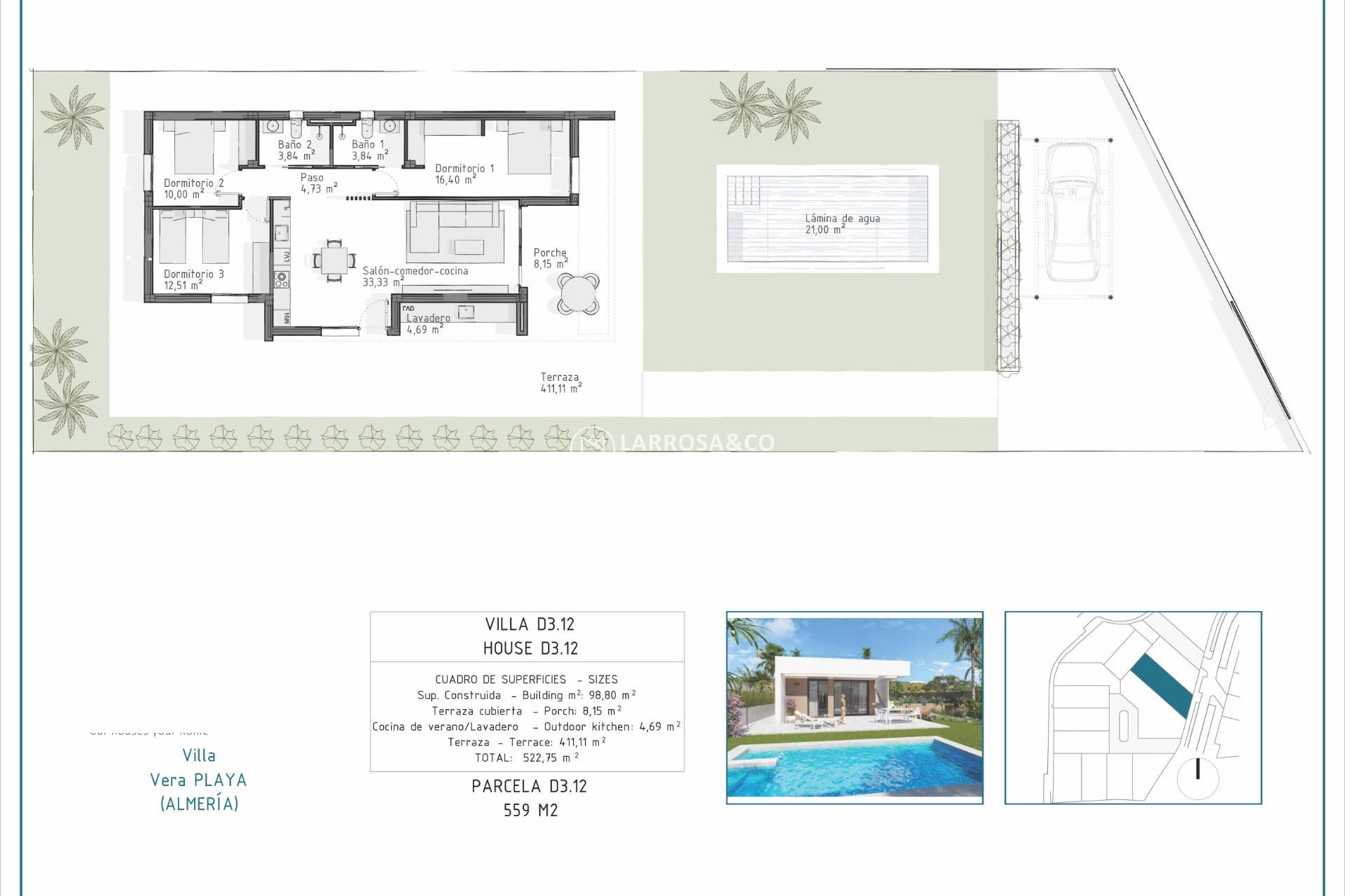 Obra Nueva - Chalet - Vera - Pueblo Salinas