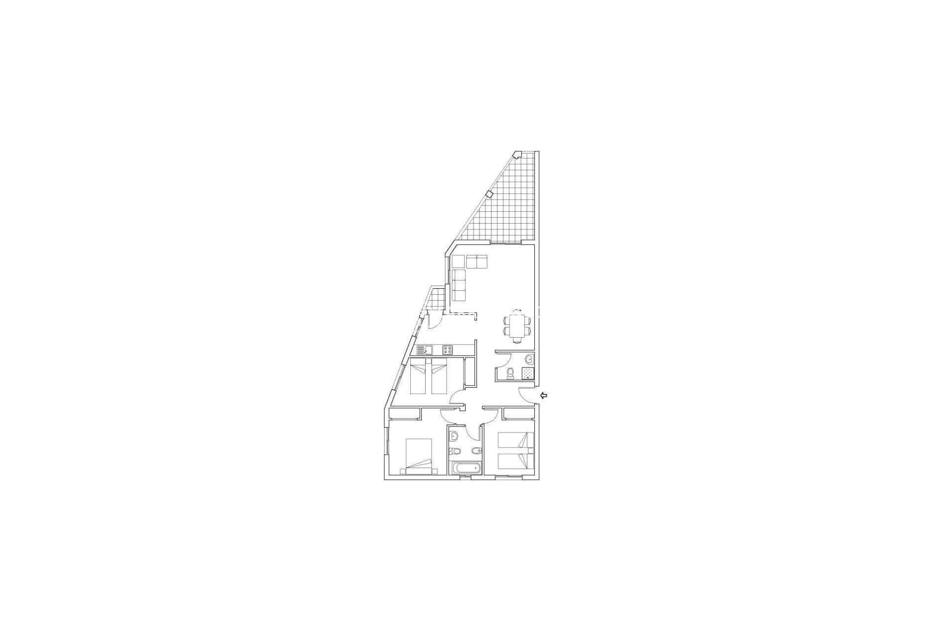 Resale - Apartment - Orihuela costa - Campoamor