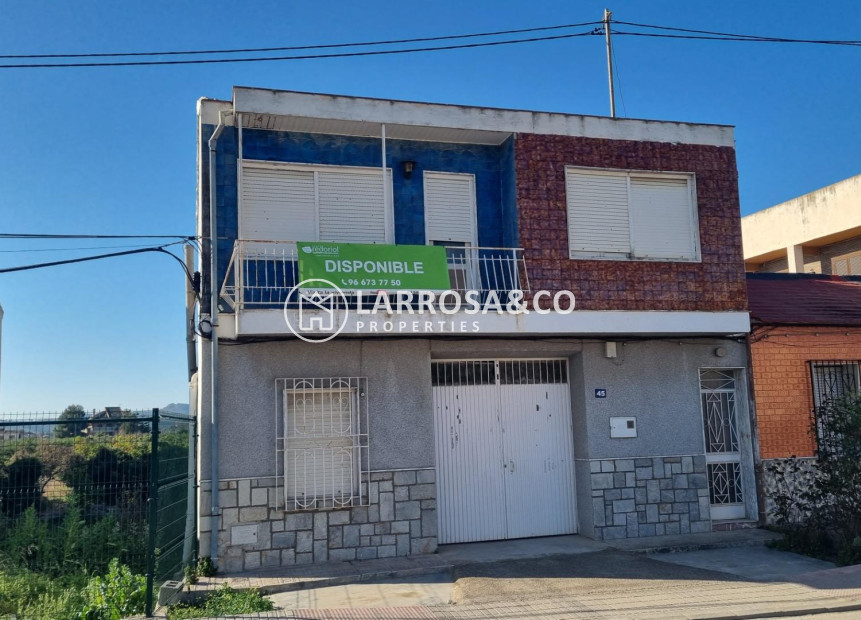Reventa - Adosado - Orihuela - Molins-Campaneta-San Bartolomé