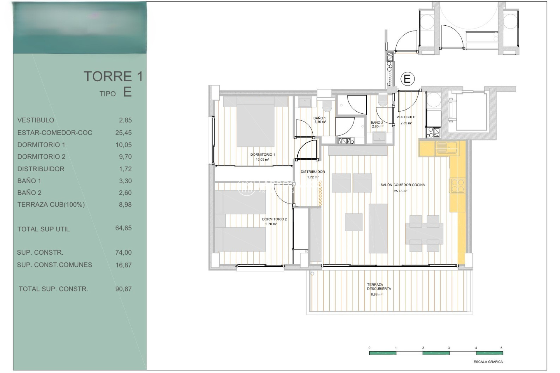 Tipo E Plantas de 1 a 7