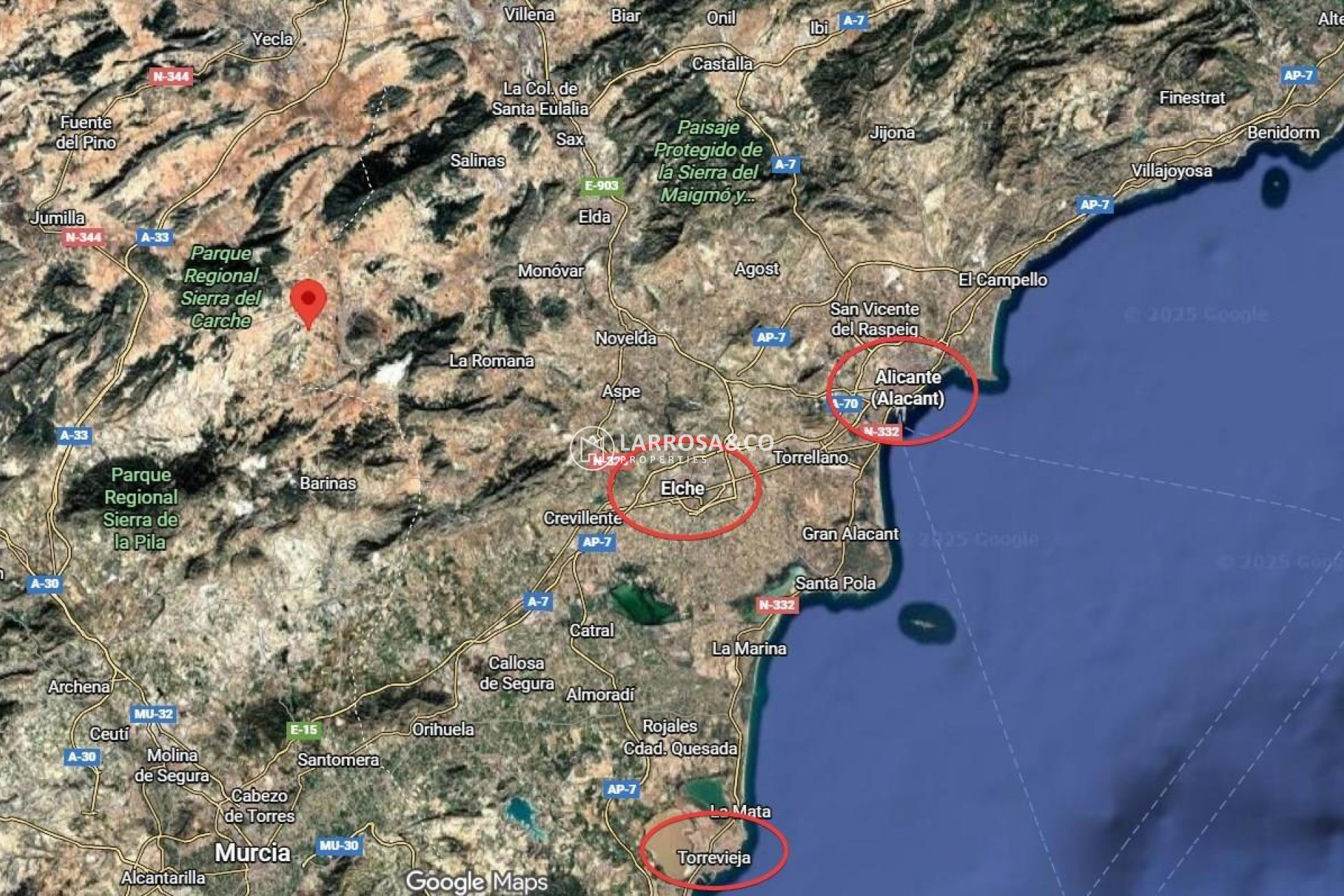 Вторичный рынок - Земля/Участки - Pinoso - A 2 km de la ciudad