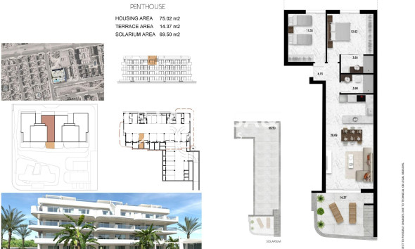 Nieuwbouw Woningen - Penthouse  - Orihuela costa - Lomas de Cabo Roig