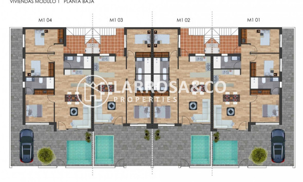 Nieuwbouw Woningen - Semi-detached house - Torre Pacheco - Torre-pacheco