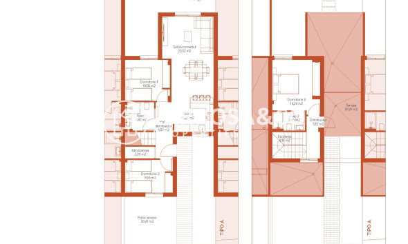 Obra Nueva - Adosado - BAÑOS Y MENDIGO - Altaona golf and country village