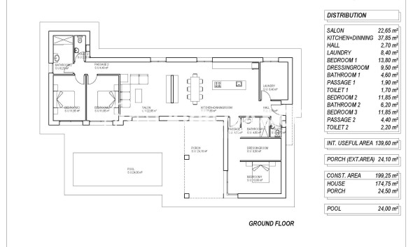 Nouvelle Construction - Villa - Pinoso - Campo