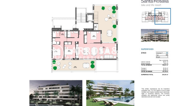 Nieuwbouw Woningen - Penthouse  - Torre Pacheco - Santa Rosalia Lake And Life Resort