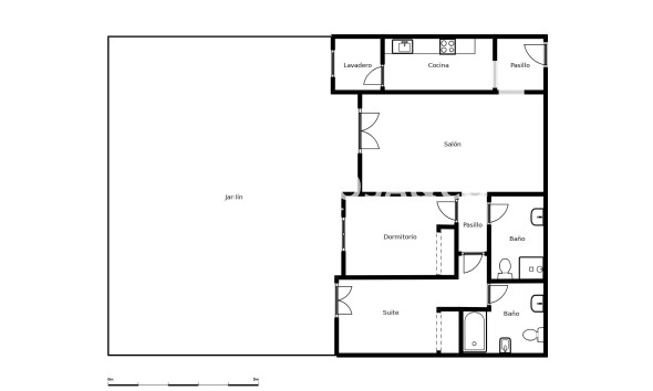 Herverkoop - Ground floor apartment - Orihuela costa - Playa Flamenca