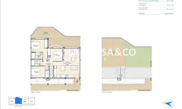 New build - Penthouse  - Los Alcázares - Serena Golf