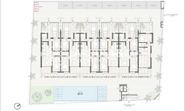 New build - Bungalow - Pilar de la Horadada - Zona Pueblo