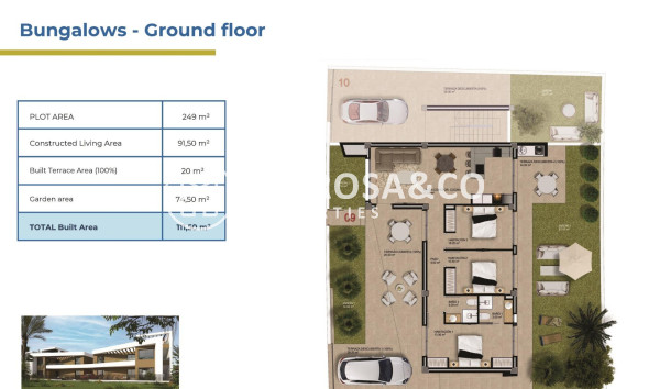 Nouvelle Construction - Bungalow - Orihuela costa - Punta Prima