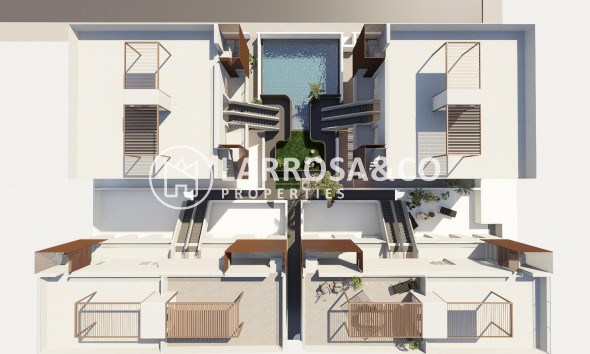 Nieuwbouw Woningen - Bungalow - Pilar de la Horadada - pueblo